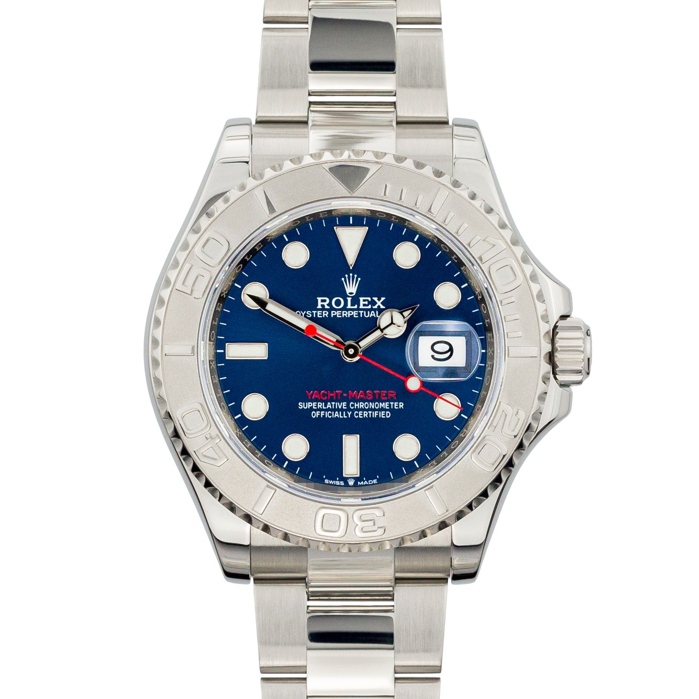 Rolex Yacht-Master 40 126622 (Onbekend (willekeurig serienummer)) - Blauw wijzerplaat 40mm Staal (1/8)