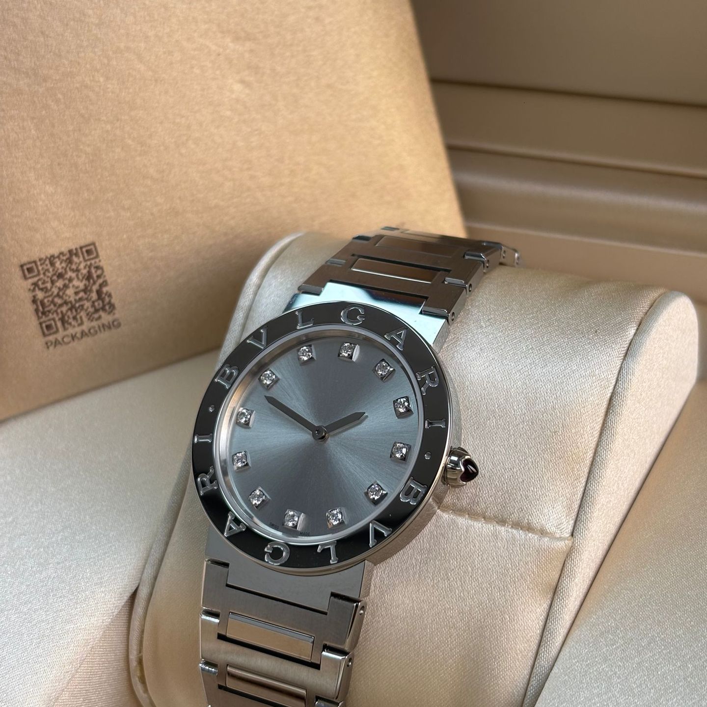 Bulgari Bulgari 103696 (2025) - Zilver wijzerplaat 33mm Staal (7/8)