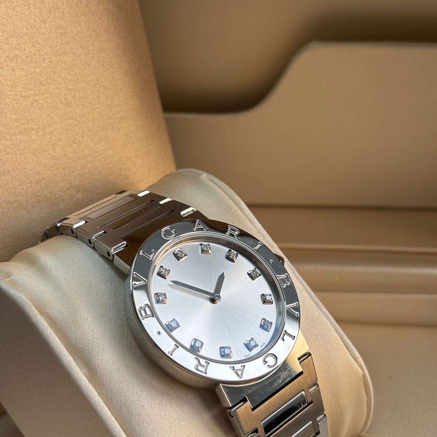 Bulgari Bulgari 103696 (2025) - Zilver wijzerplaat 33mm Staal (1/8)