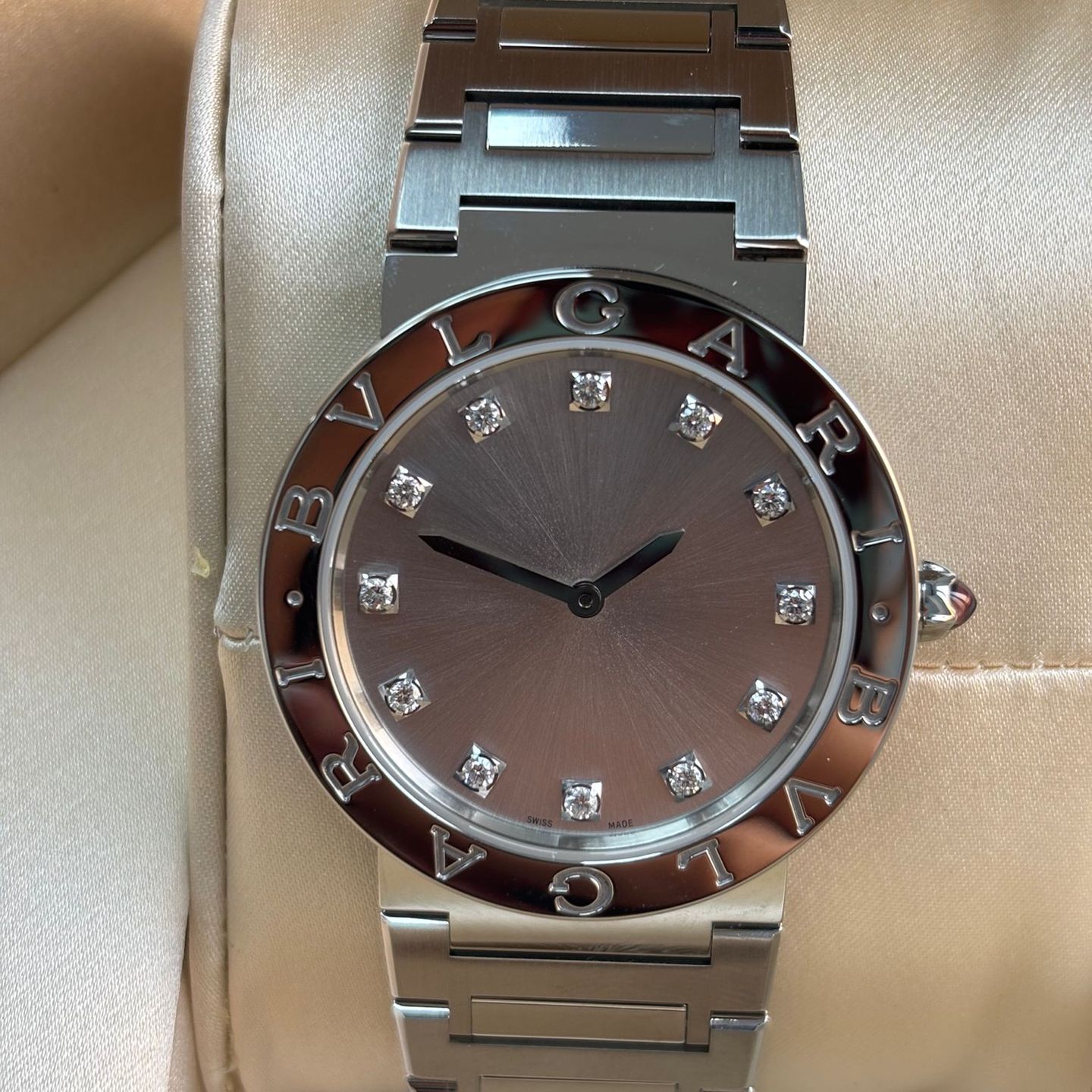 Bulgari Bulgari 103696 (2025) - Zilver wijzerplaat 33mm Staal (4/8)