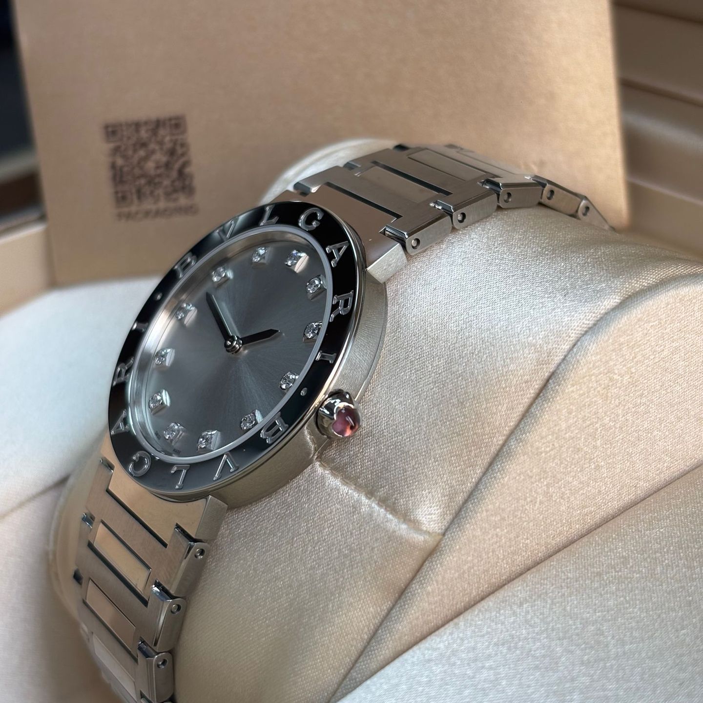 Bulgari Bulgari 103696 (2025) - Zilver wijzerplaat 33mm Staal (3/8)