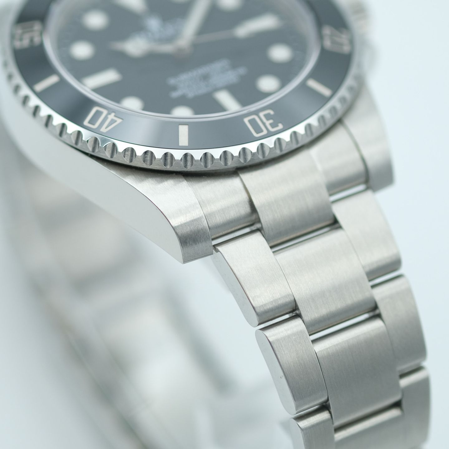 Rolex Submariner No Date 114060 (2013) - Black dial 40 mm Steel case (7/8)