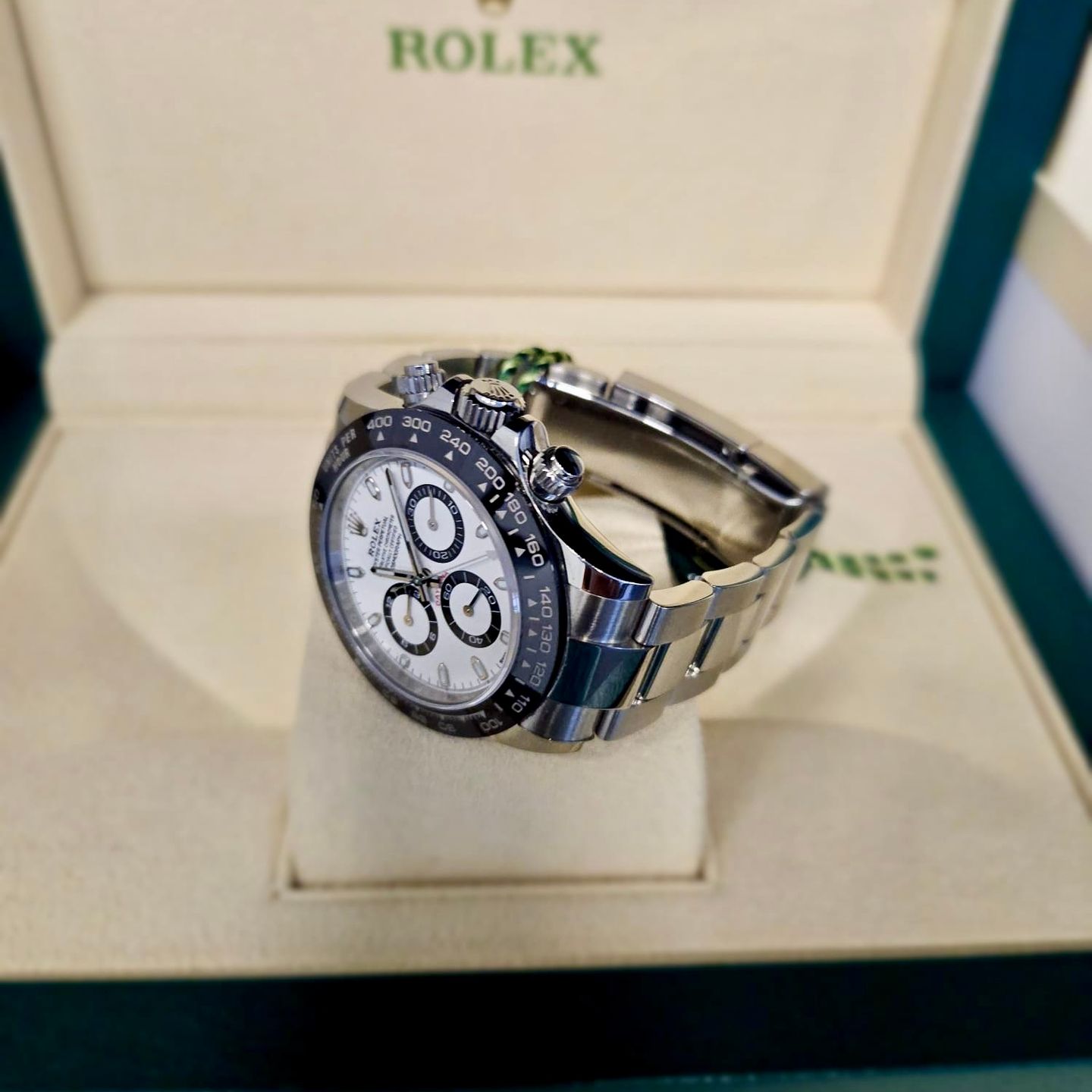 Rolex Daytona 116500LN (2023) - Wit wijzerplaat 40mm Staal (2/3)