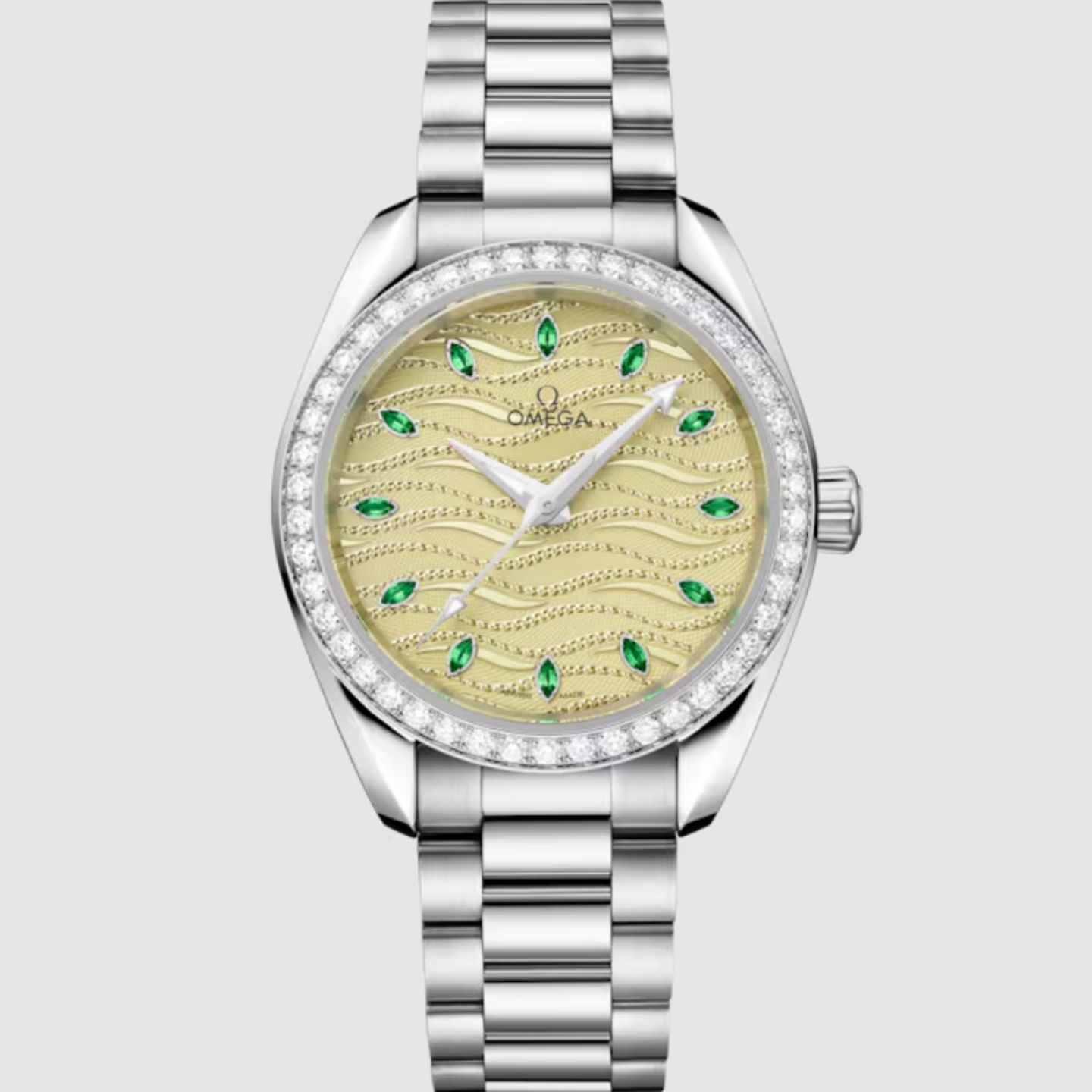 Omega Seamaster Aqua Terra 220.55.34.20.60.002 (2025) - Roze wijzerplaat 34mm Witgoud (1/1)