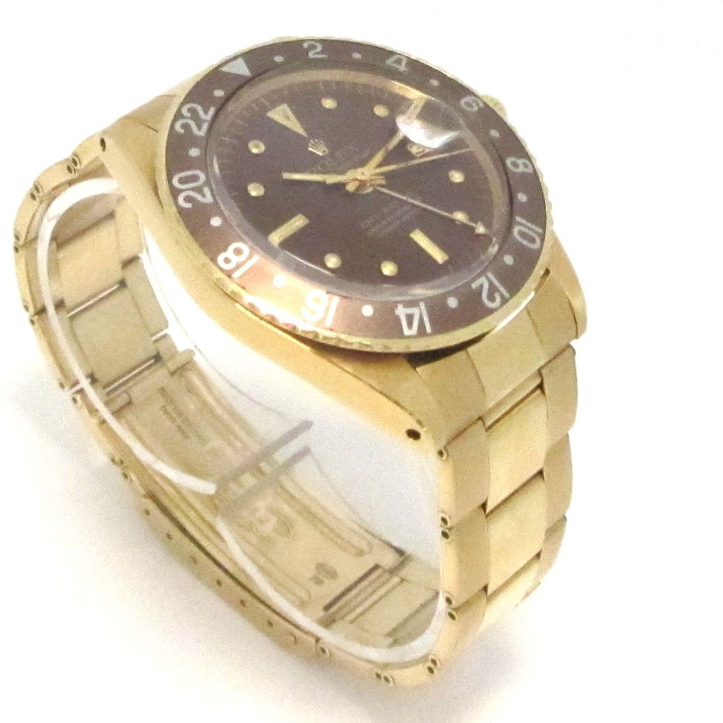 Rolex GMT-Master 1675 (1967) - Brown dial 40 mm Yellow Gold case (5/5)