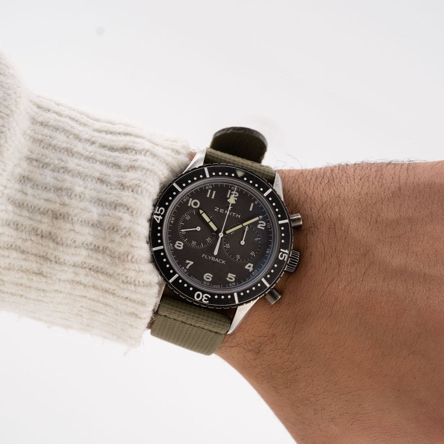 Zenith Pilot 11.2240.405/21.C773 (2025) - Grijs wijzerplaat 43mm Staal (7/8)