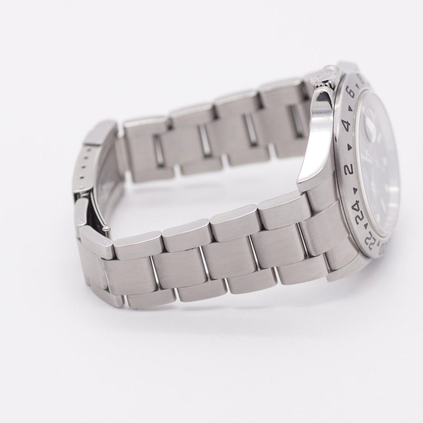 Rolex Explorer II 16570 (2003) - Zwart wijzerplaat 40mm Staal (7/8)