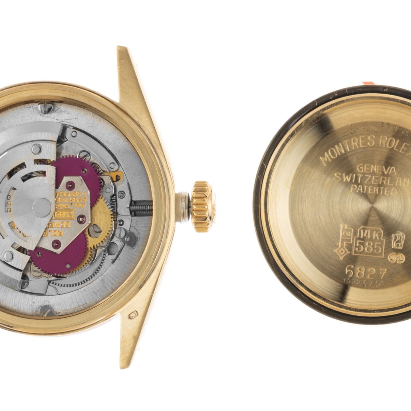 Rolex Datejust 6827 (1977) - Wit wijzerplaat 31mm Geelgoud (7/7)