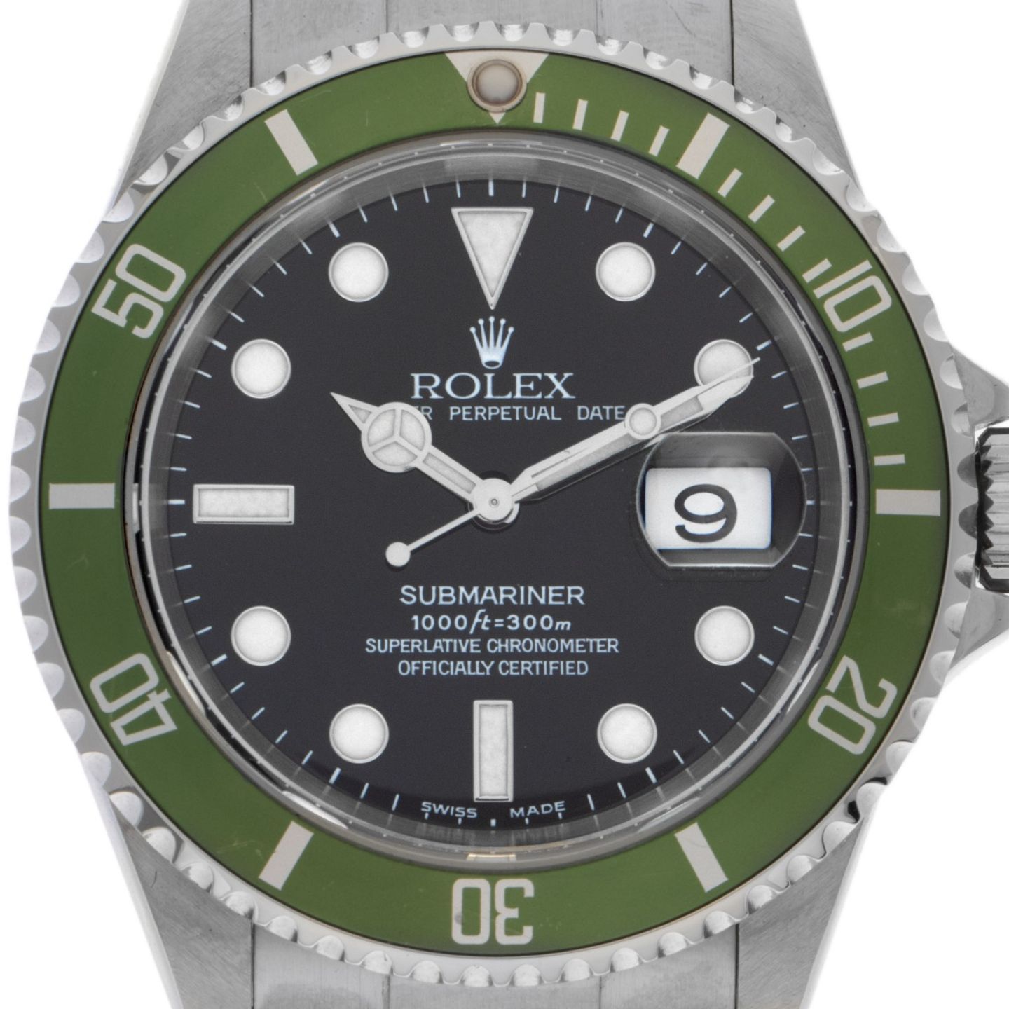 Rolex Submariner Date 16610LV (2004) - Black dial 40 mm Steel case (1/7)