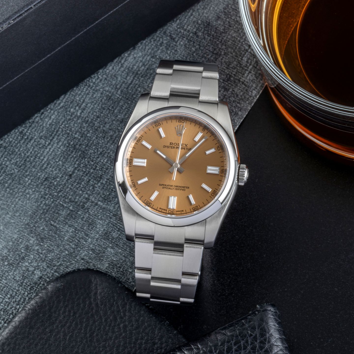 Rolex Oyster Perpetual 36 116000 (Onbekend (willekeurig serienummer)) - Brons wijzerplaat 36mm Staal (1/8)