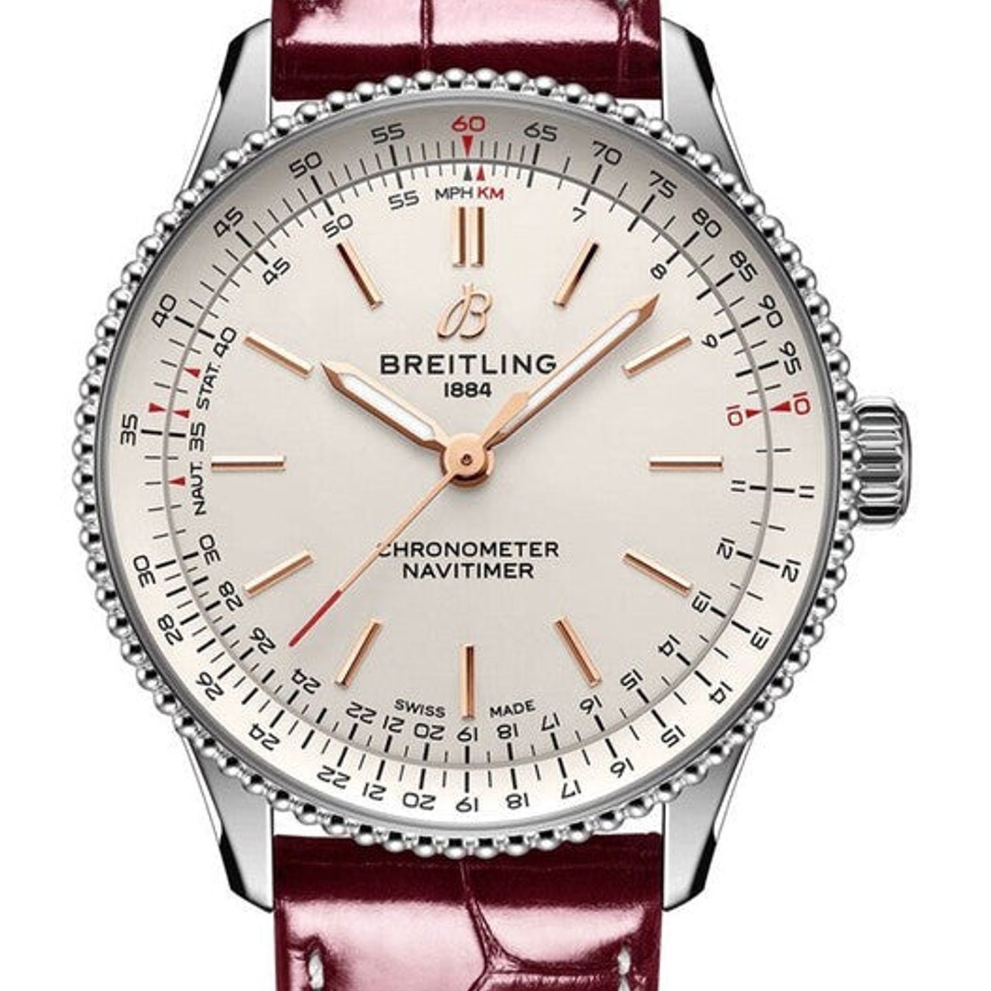 Breitling Navitimer A17327211G1P1 (2026) - Silver dial 36 mm Steel case (1/1)