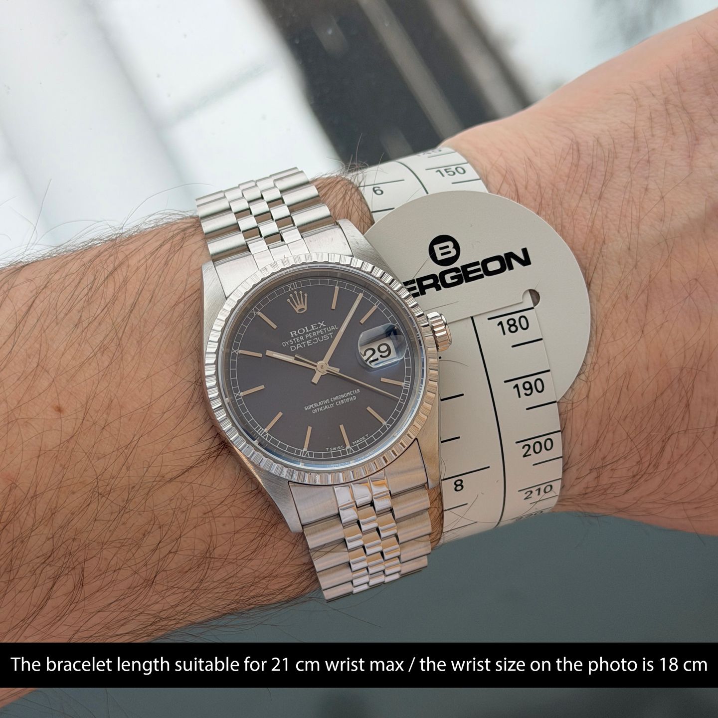 Rolex Datejust 36 16220 (1991) - 36 mm Steel case (2/8)