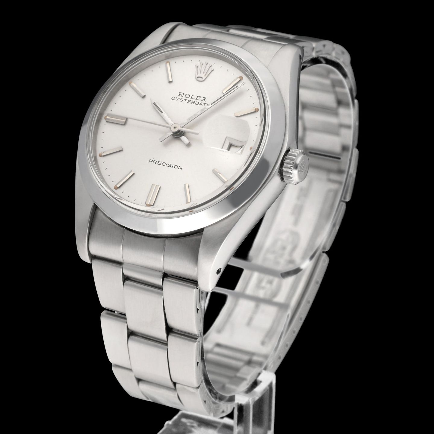 Rolex Oyster Precision 6694 (1978) - Silver dial 34 mm Steel case (2/7)