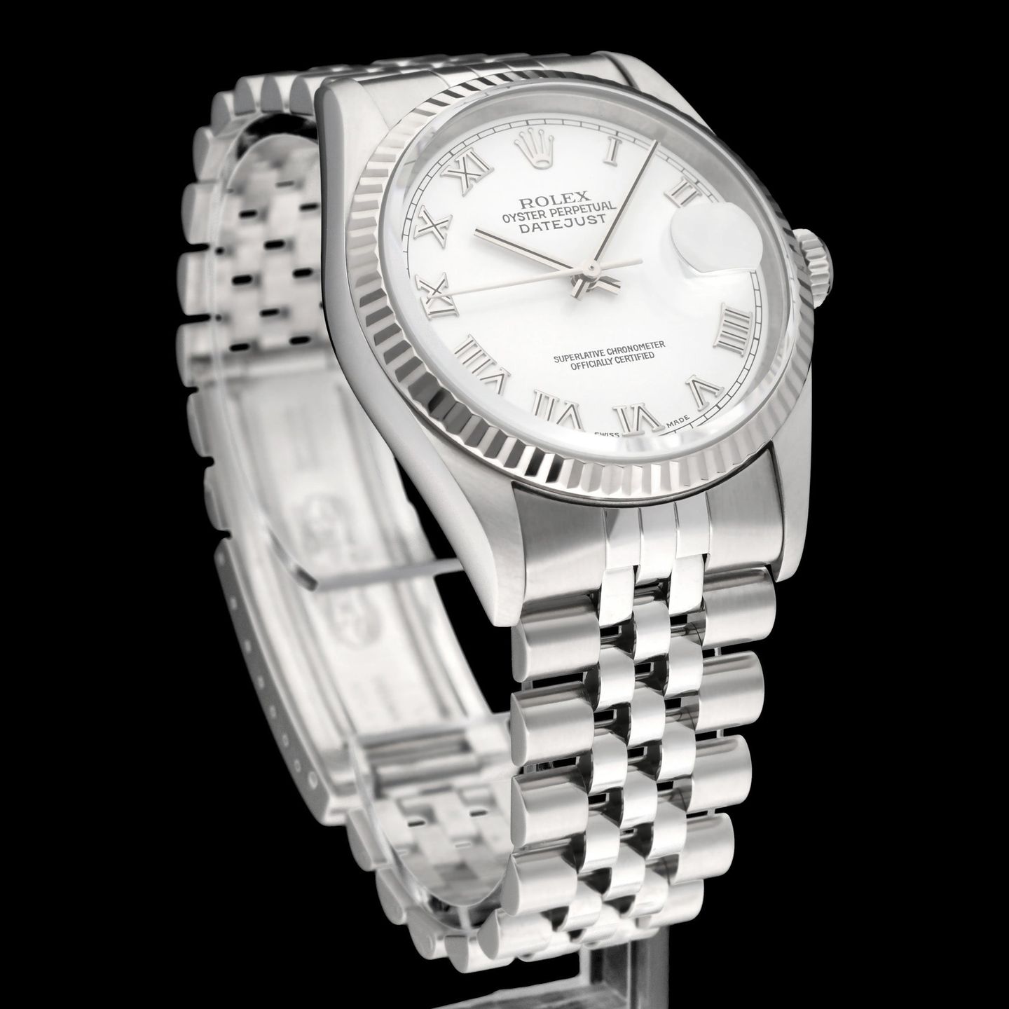 Rolex Datejust 36 16234 (1999) - White dial 36 mm Steel case (4/8)