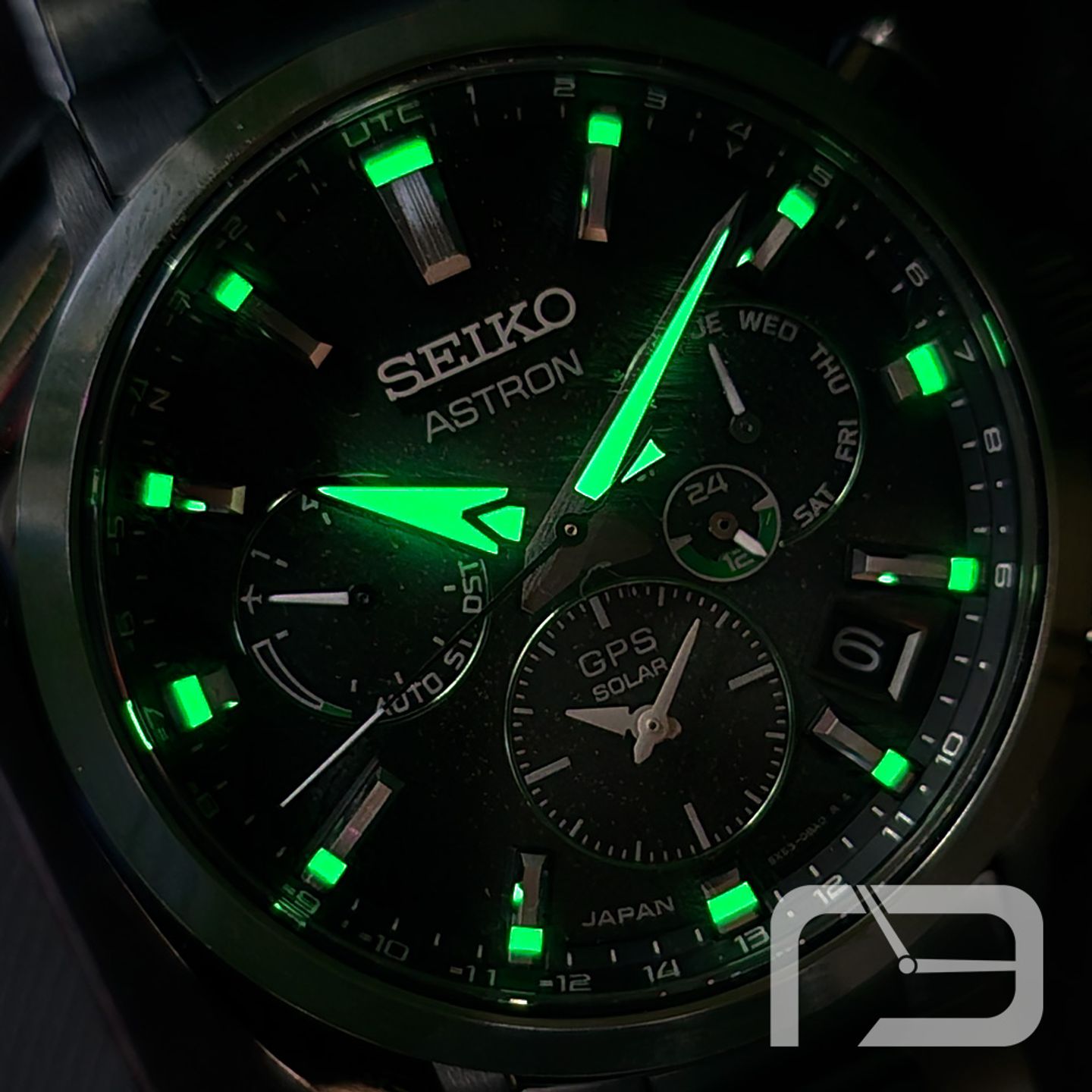 Seiko Astron GPS Solar SSH079J1 (2024) - Groen wijzerplaat 43mm Staal (5/8)