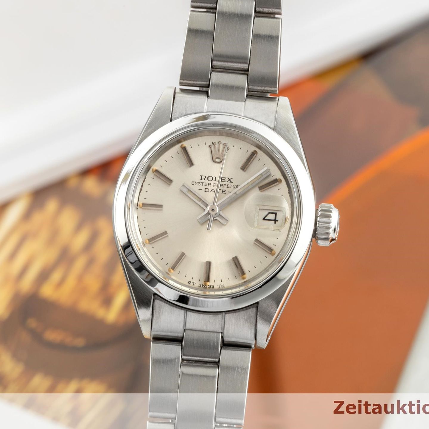Rolex Lady-Datejust 6916 (1971) - Silver dial 26 mm Steel case (3/8)