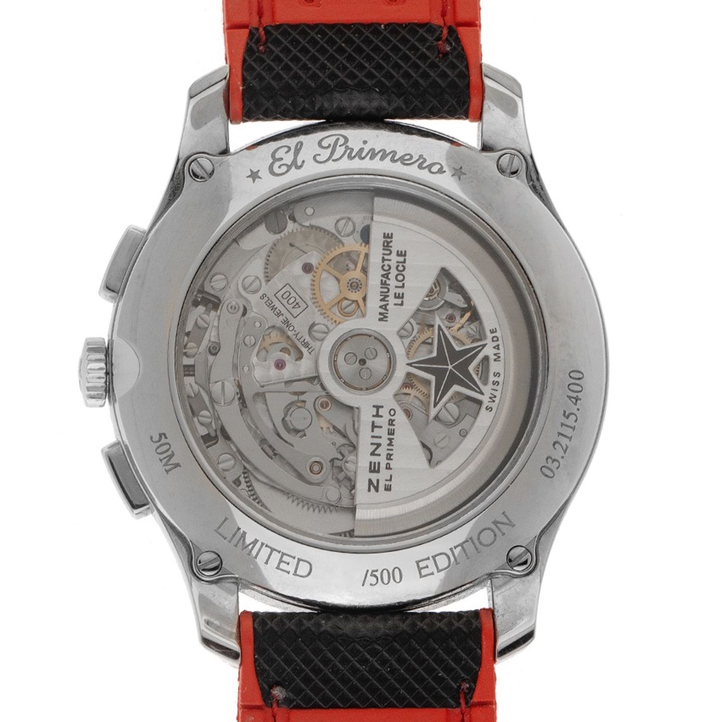 Zenith Captain Chronograph 03.2115.400/21.C703 (2018) - Black dial 42 mm Steel case (6/8)
