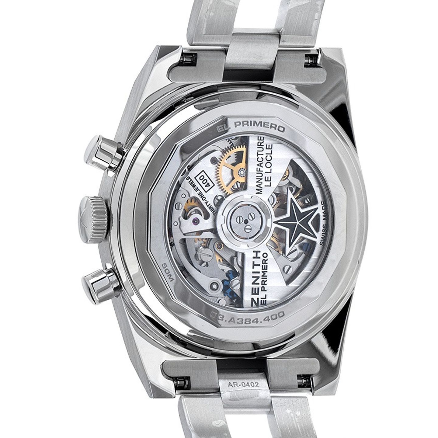 Zenith El Primero Chronomaster 03.A384.400/21.M384 (2025) - White dial 37 mm Steel case (6/7)