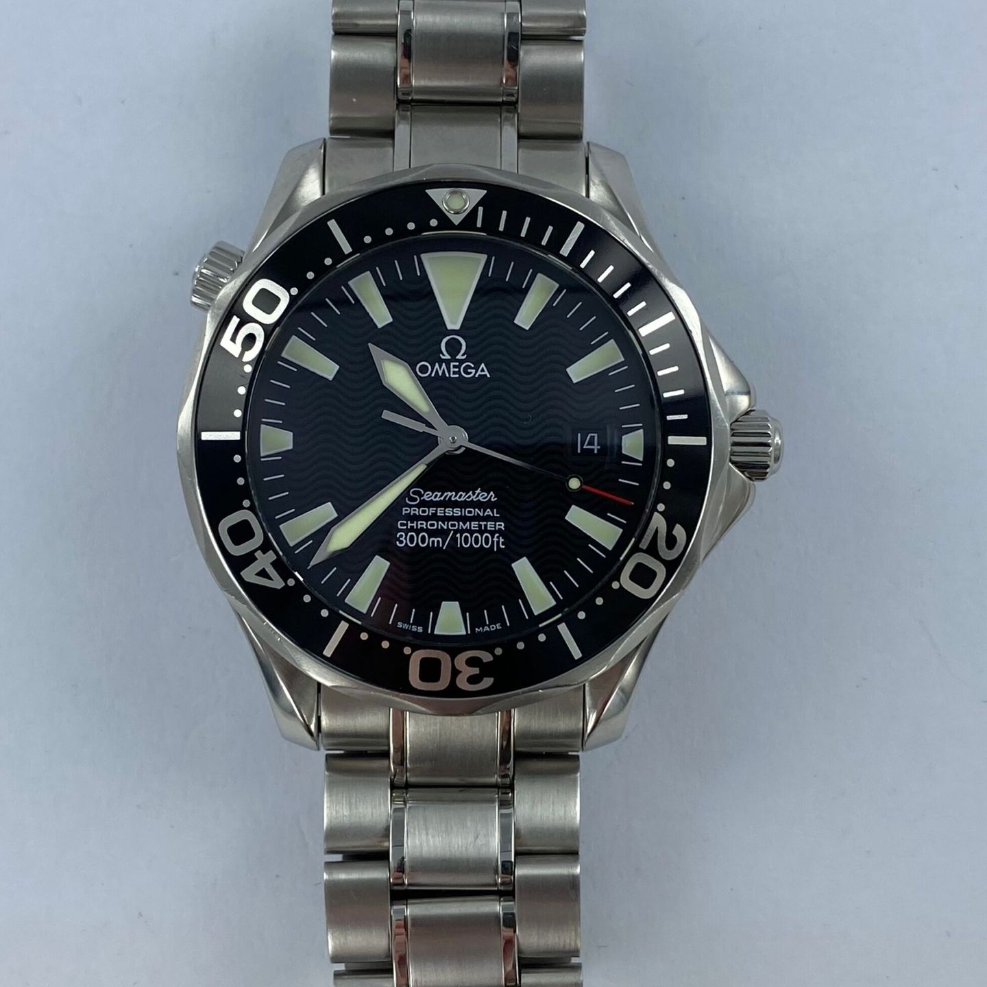 Omega Seamaster Diver 300 M 2254.50.00 (2004) - Zwart wijzerplaat 41mm Staal (3/7)