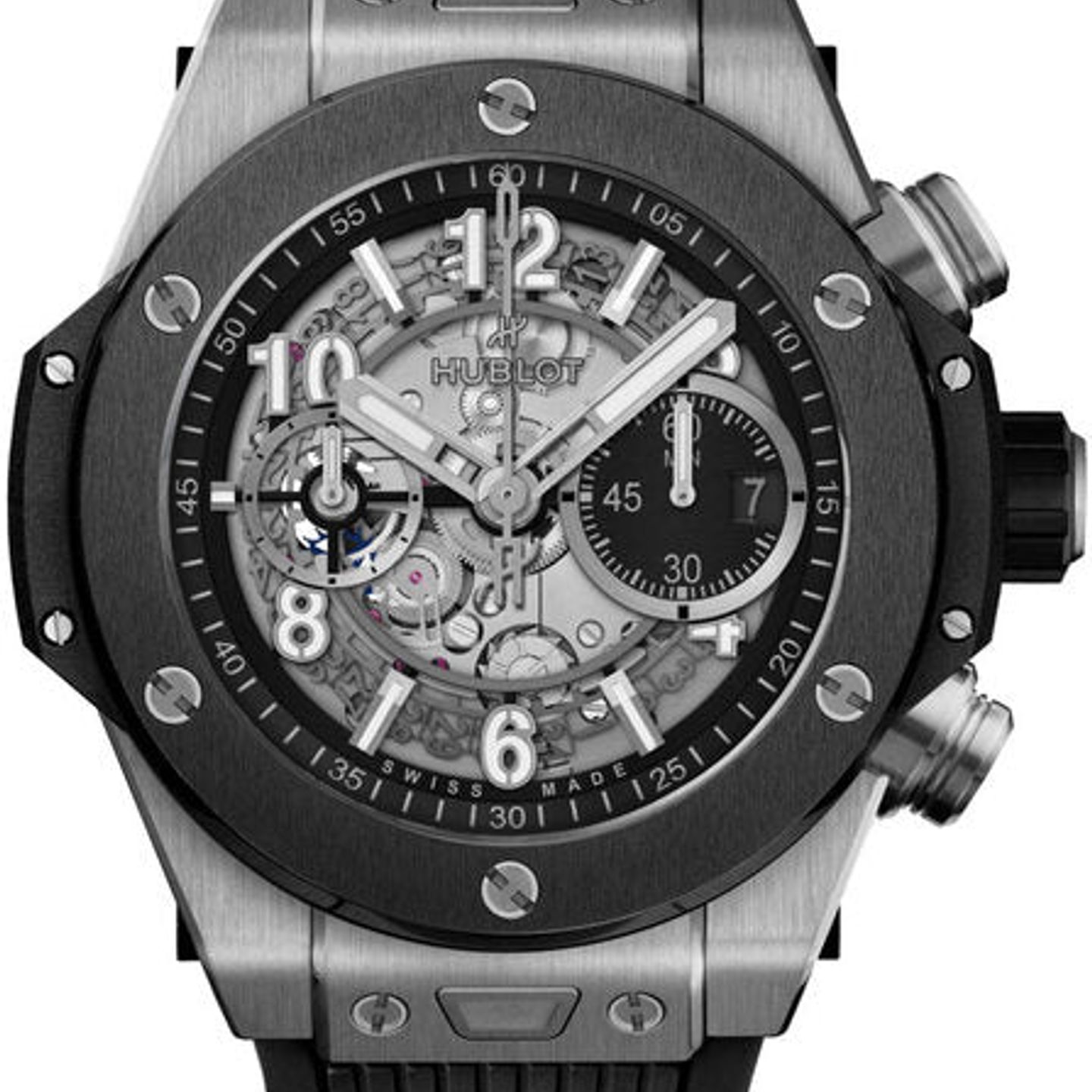 Hublot Big Bang Unico 421.NM.1170.RX (2026) - Transparant wijzerplaat 44mm Titanium (1/1)
