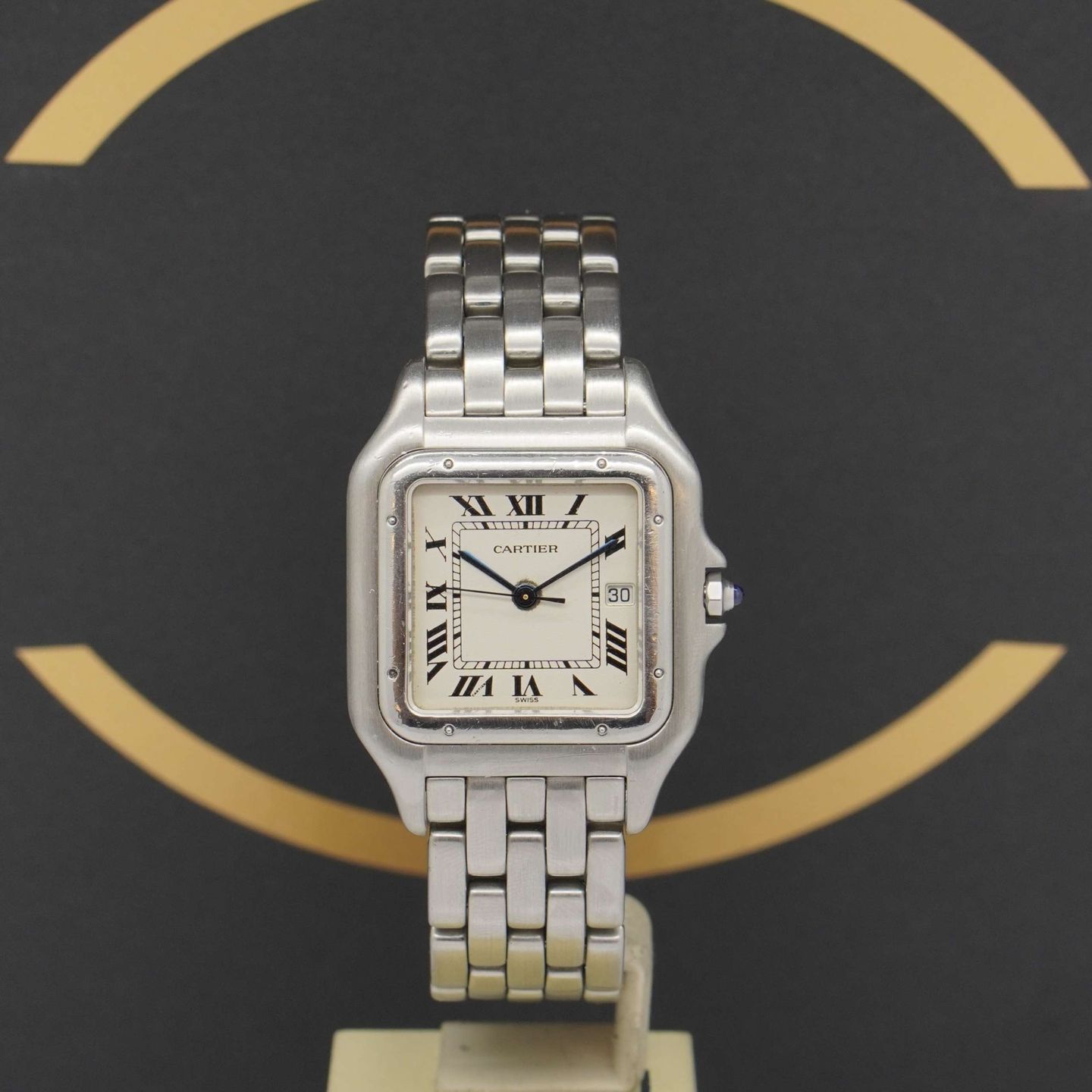 Cartier Panthère 1300 (1995) - White dial 29 mm Steel case (1/8)