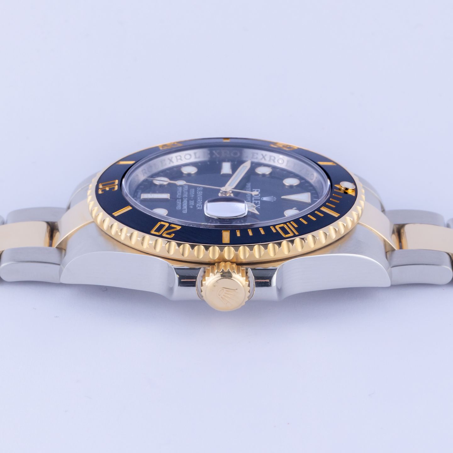 Rolex Submariner Date 116613LN (2013) - Black dial 40 mm Gold/Steel case (6/8)