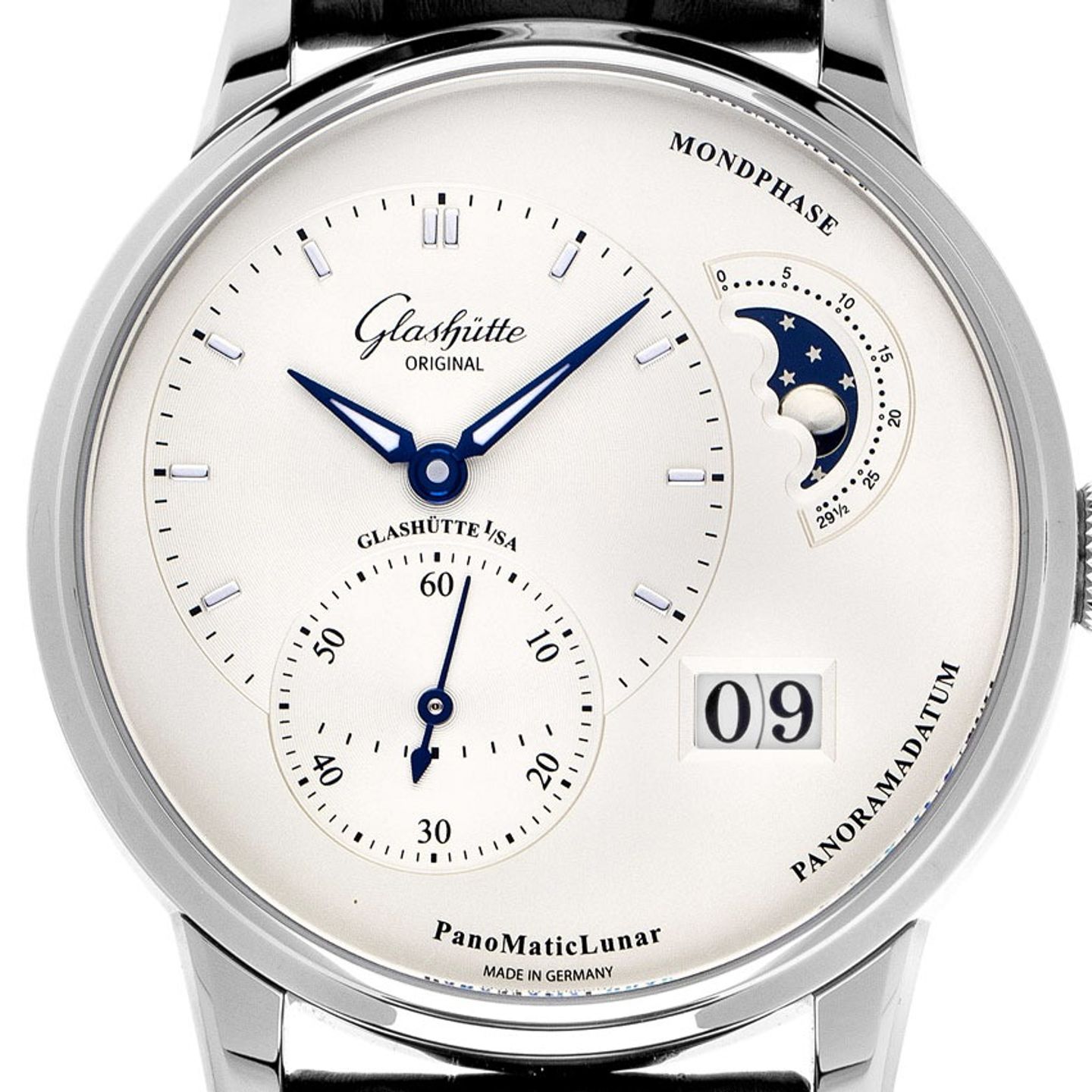 Glashütte Original PanoMaticLunar 1-90-02-42-32-61 (2026) - Silver dial 40 mm Steel case (1/7)