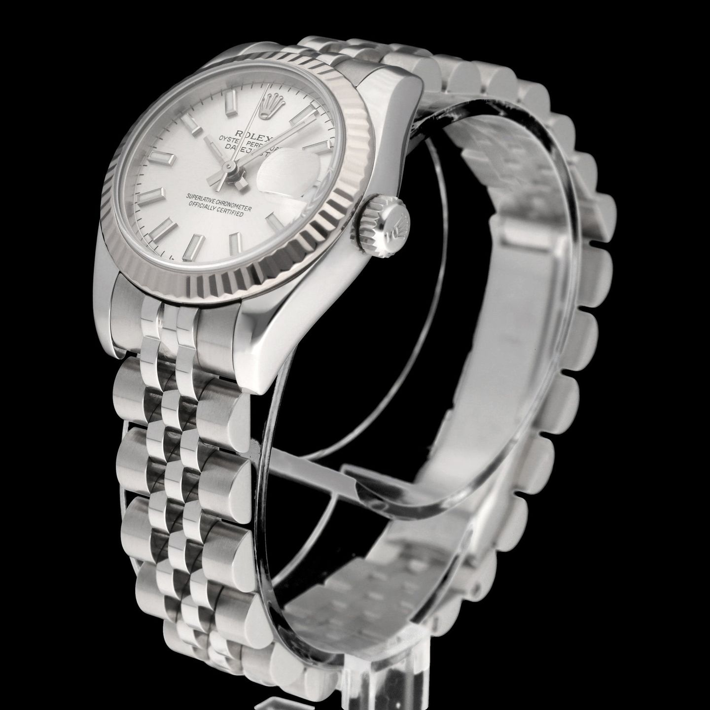 Rolex Lady-Datejust 179174 (2006) - Zilver wijzerplaat 26mm Staal (5/8)