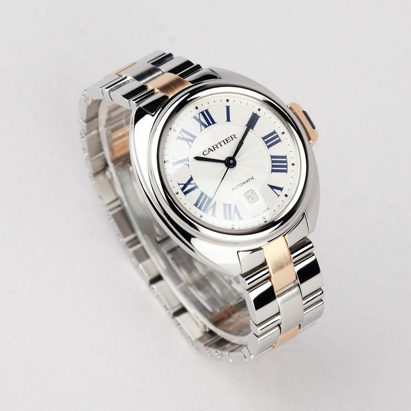 Cartier Clé de Cartier 3867 (2018) - Silver dial 31 mm Steel case (2/8)