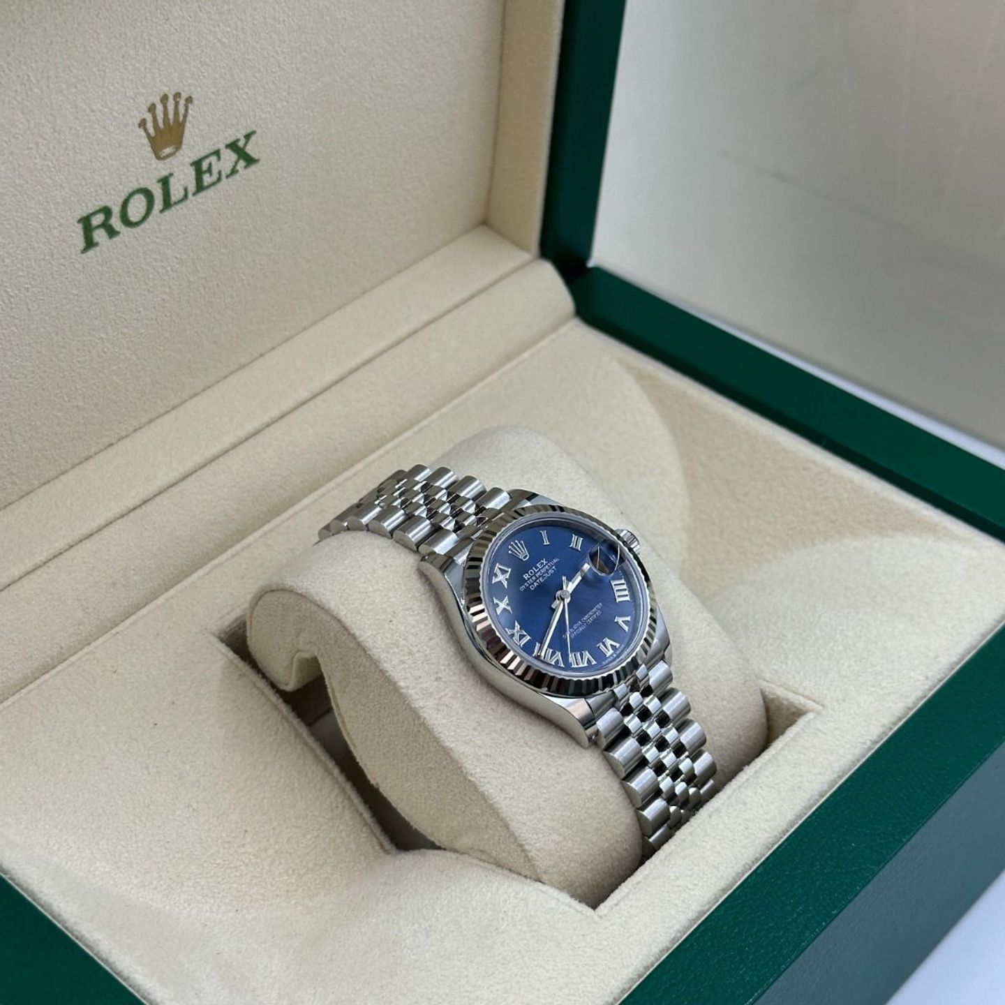 Rolex Datejust 31 278274 (2024) - Blauw wijzerplaat 31mm Staal (3/8)