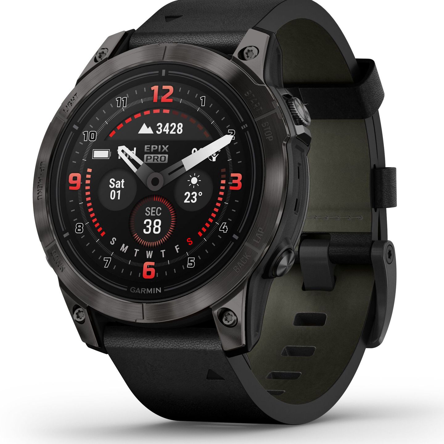 Garmin Unknown 010-02803-30 (2024) - Zwart wijzerplaat 47mm Staal (1/7)