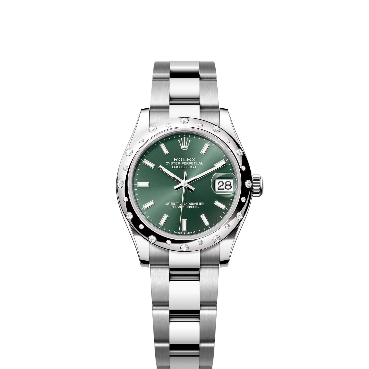 Rolex Datejust 31 278344RBR (2024) - Groen wijzerplaat 31mm Staal (1/1)