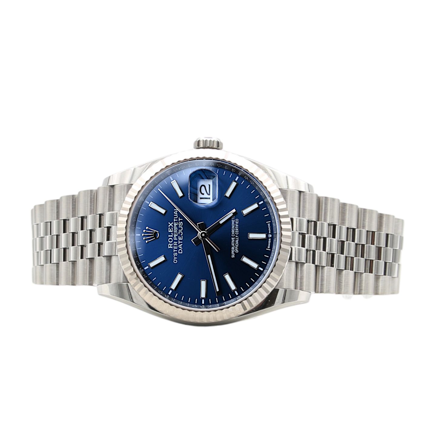 Rolex Datejust 36 126234 (Unknown (random serial)) - Blue dial 36 mm Steel case (3/5)