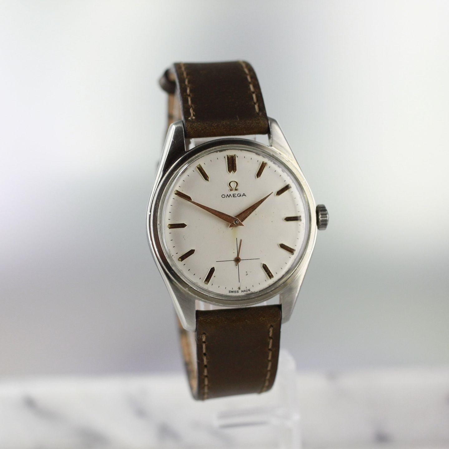 Omega Seamaster 2990 (1962) - White dial 36 mm Steel case (2/8)