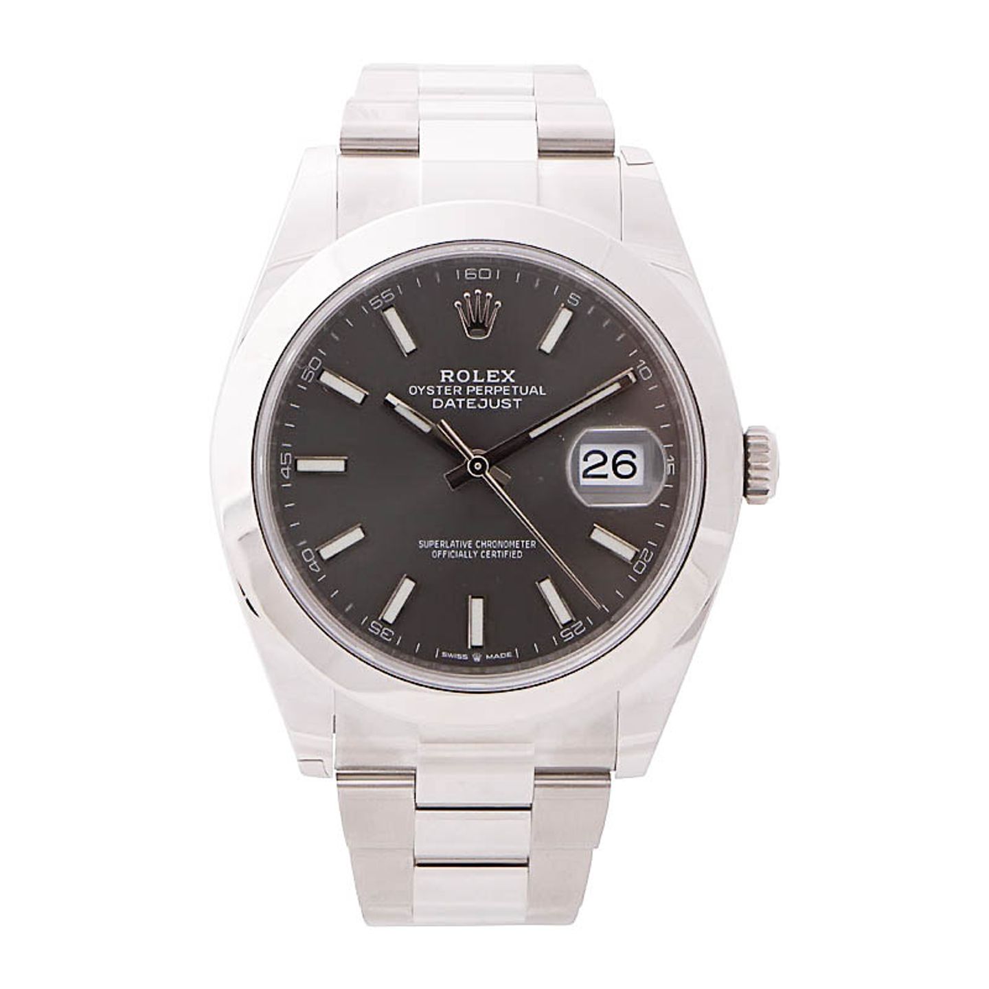 Rolex Datejust 41 126300 (2024) - Grey dial 41 mm Steel case (1/4)