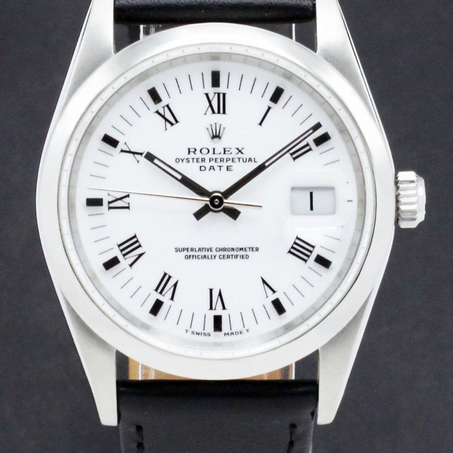 Rolex Oyster Perpetual Date 15200 (1993) - White dial 34 mm Steel case (1/7)