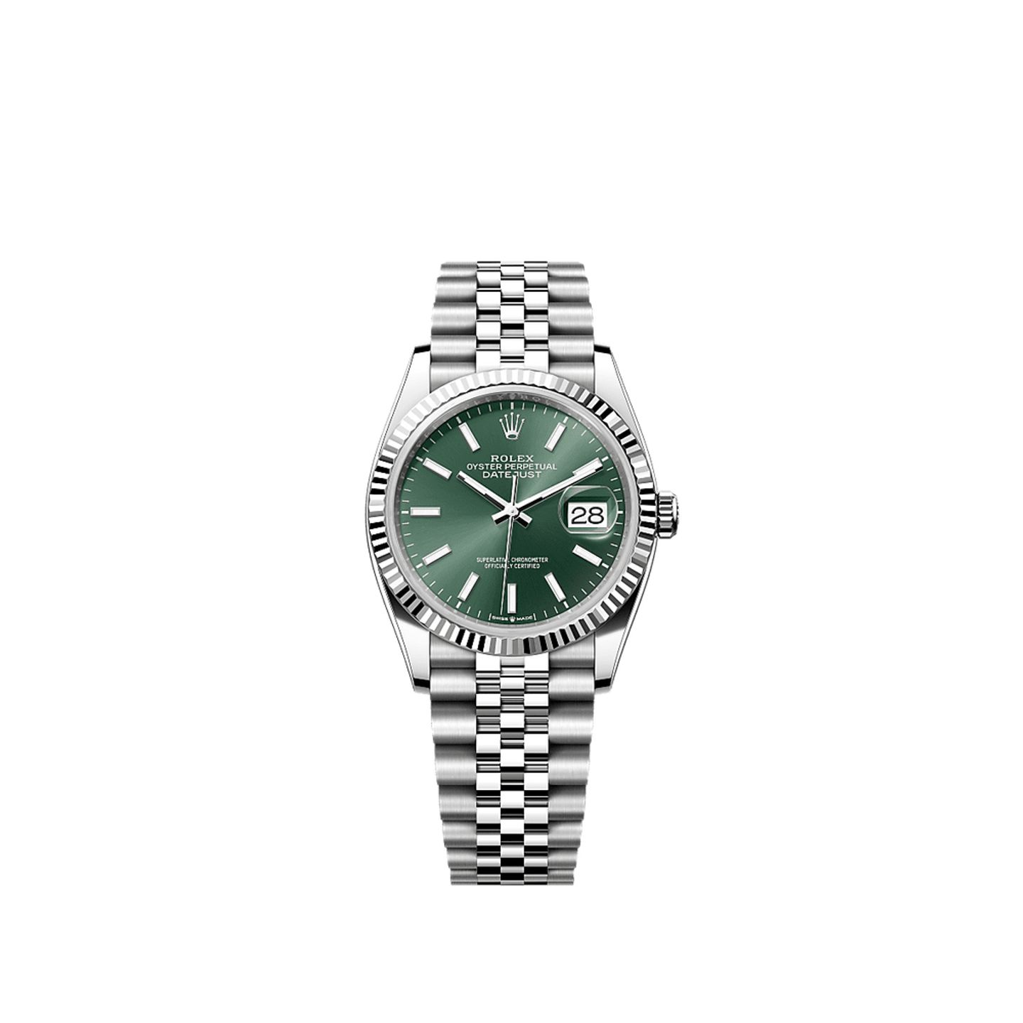 Rolex Datejust 36 126234 (2025) - Groen wijzerplaat 36mm Staal (1/1)