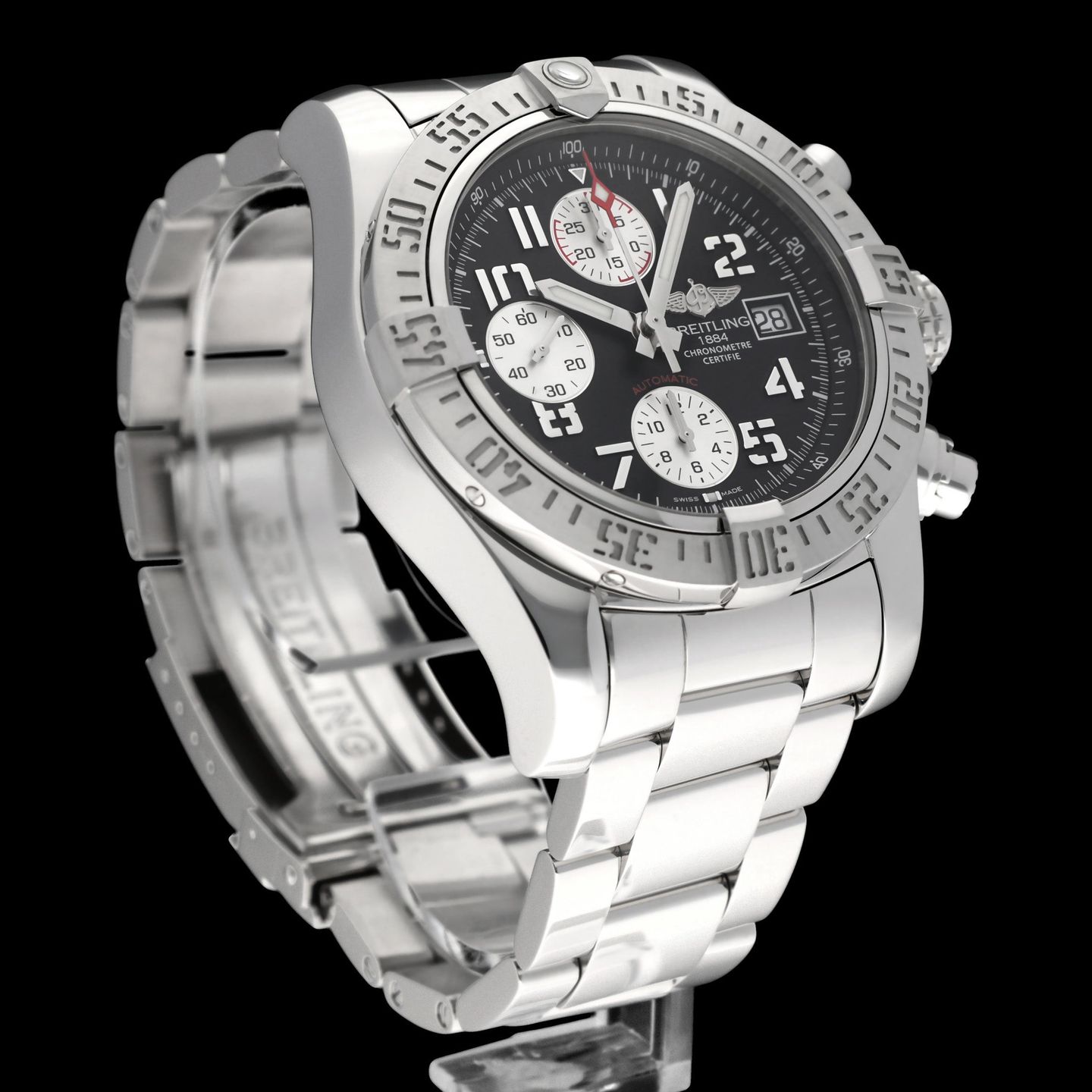 Breitling Avenger II A13381 (2014) - 43 mm Steel case (6/8)