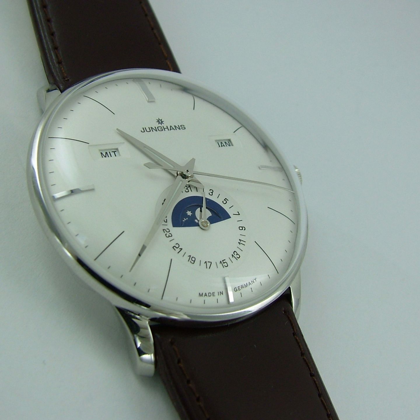 Junghans Meister - (2018) - White dial 41 mm Steel case (3/6)