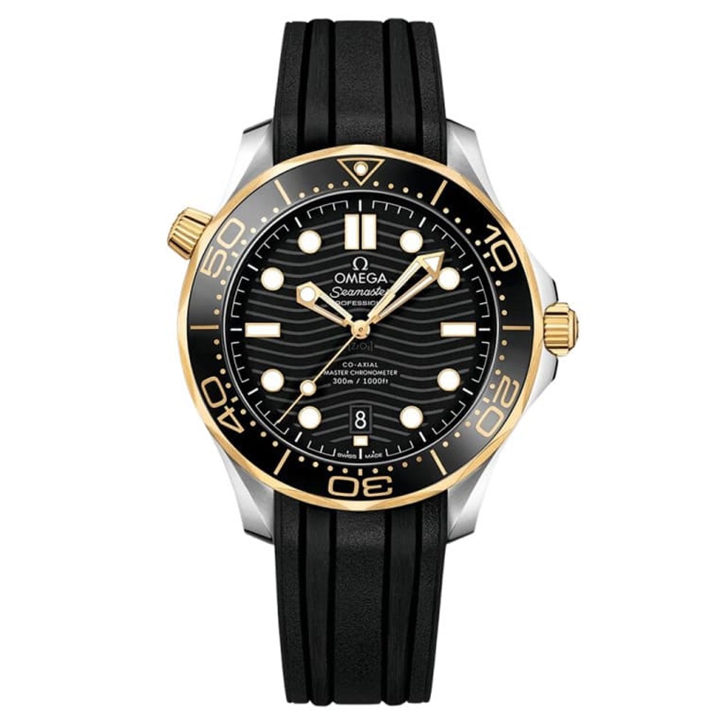 Omega Seamaster Diver 300 M 210.22.42.20.01.001 (2024) - Zwart wijzerplaat 42mm Goud/Staal (1/1)