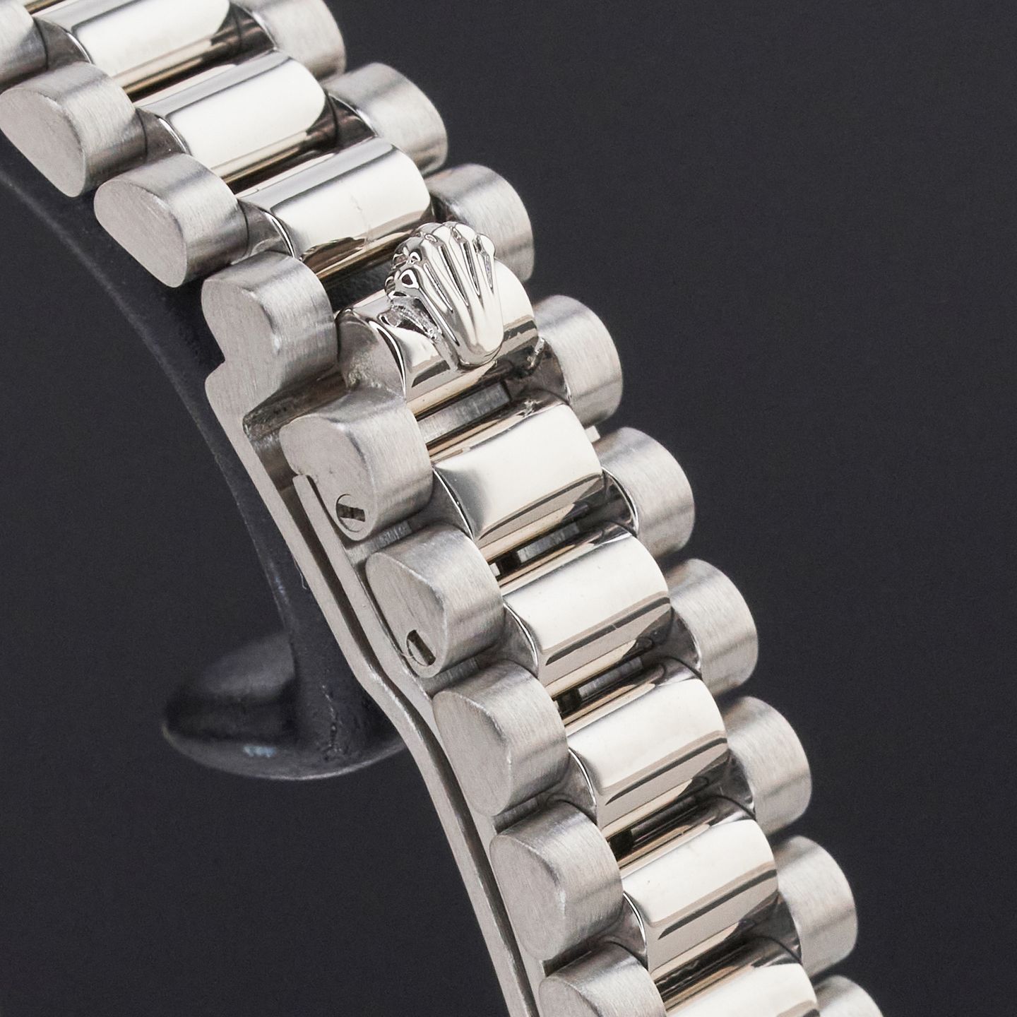 Rolex Lady-Datejust 69179 (1995) - Blue dial 26 mm White Gold case (8/8)