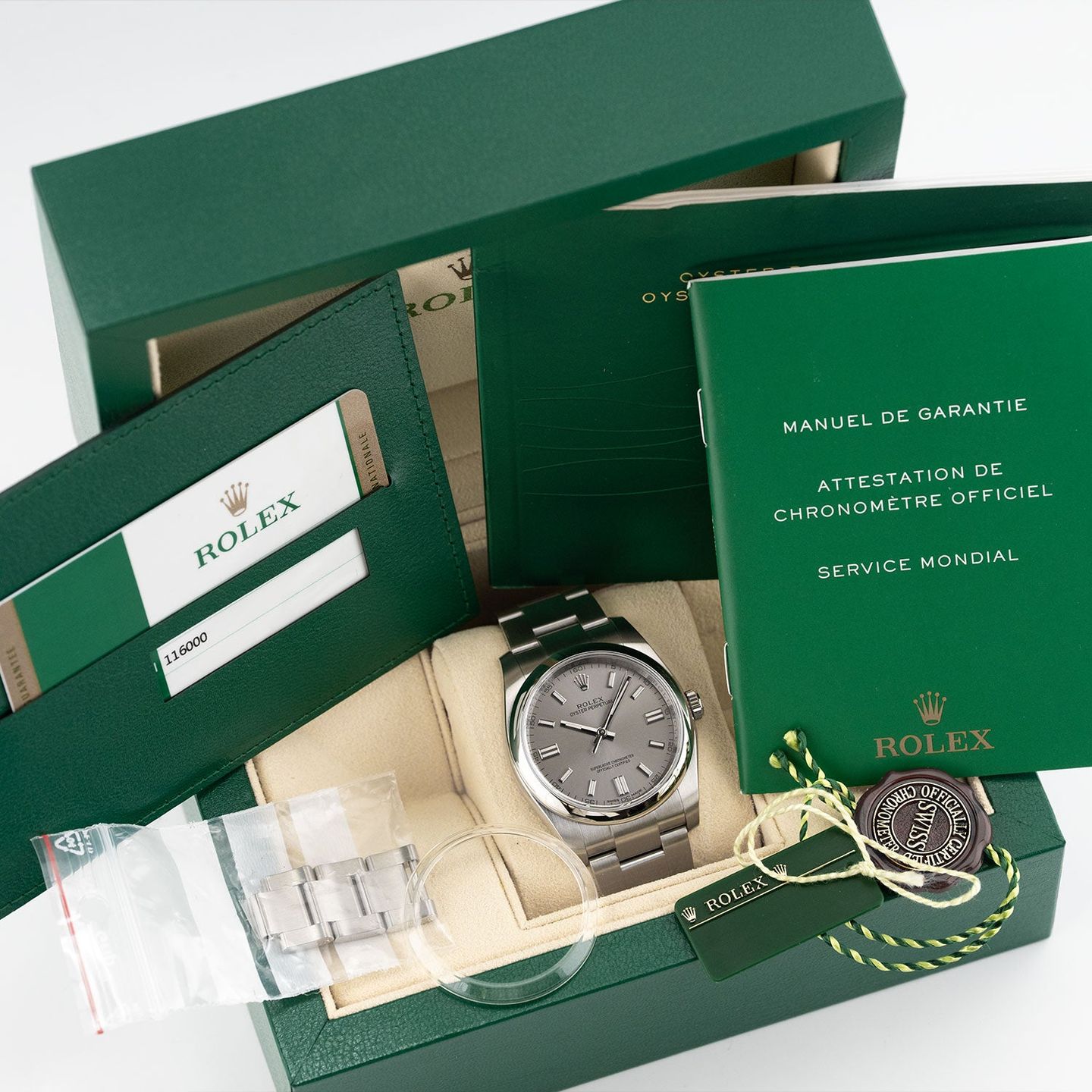 Rolex Oyster Perpetual 36 116000 (2015) - 36mm Staal (7/7)