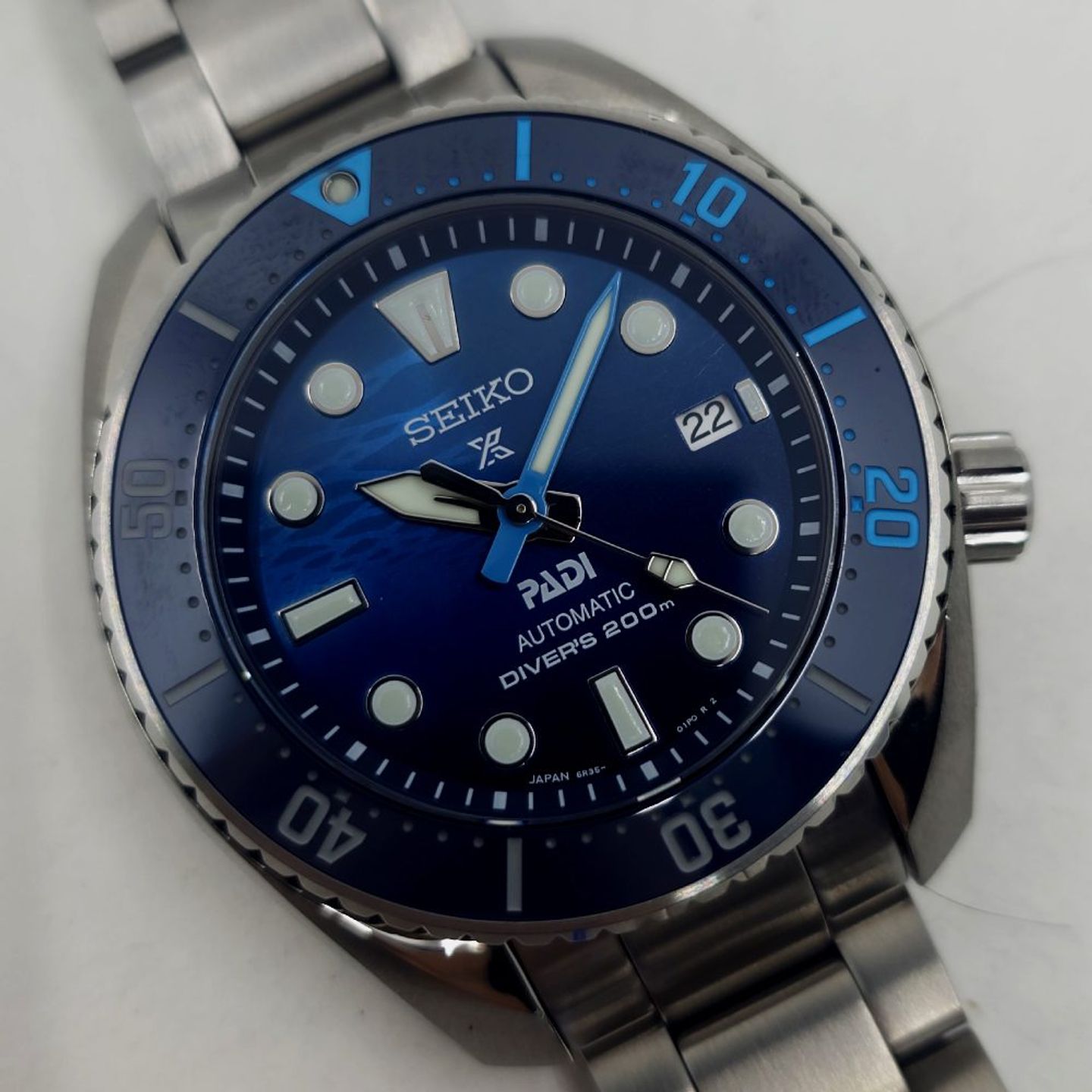 Seiko Prospex SPB375J1 (2025) - Blauw wijzerplaat 45mm Staal (2/8)