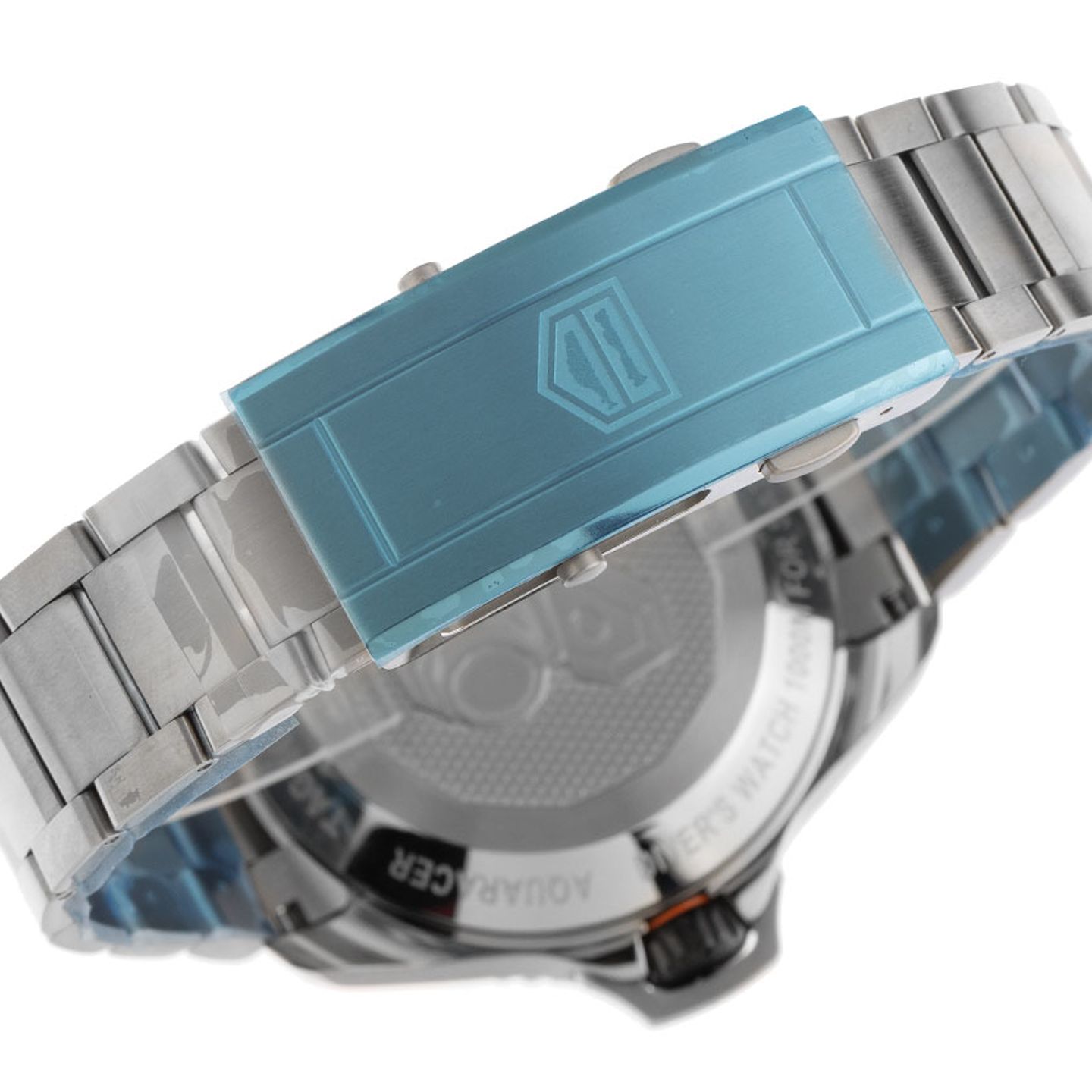 TAG Heuer Aquaracer WBP5A8A.BF0619 (2025) - Black dial 45 mm Titanium case (7/7)