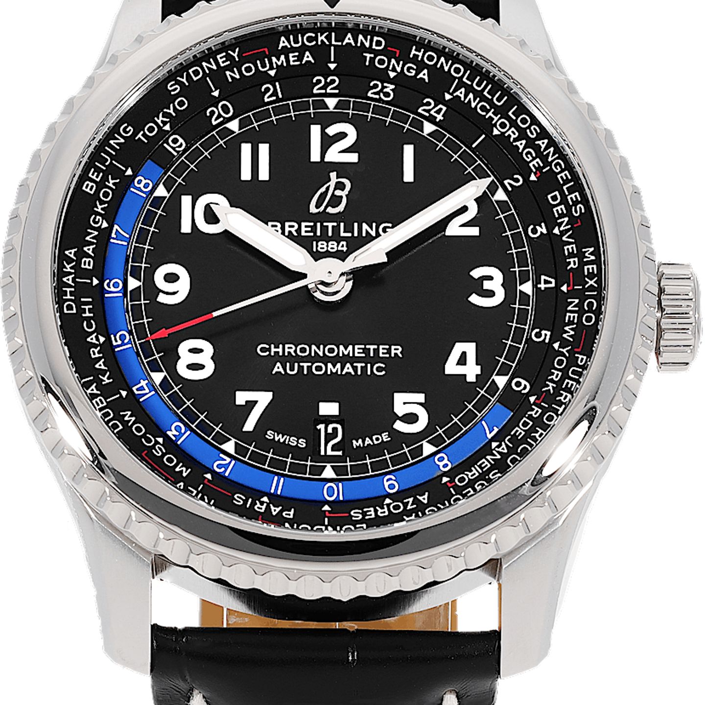 Breitling Navitimer 8 AB3521U41B1P1 (2024) - Black dial 43 mm Steel case (2/5)