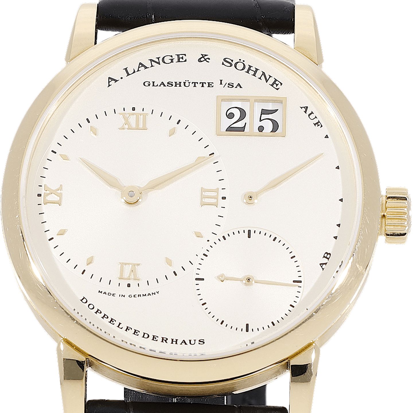 A. Lange & Söhne Little Lange 1 111.021 (1998) - Silver dial 36 mm Yellow Gold case (1/5)