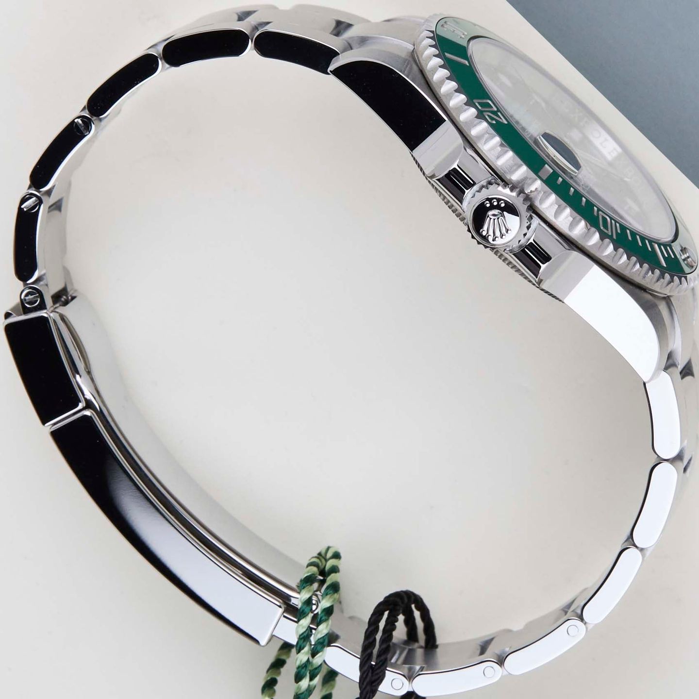 Rolex Submariner Date 116610LV (2019) - Green dial 40 mm Steel case (7/8)