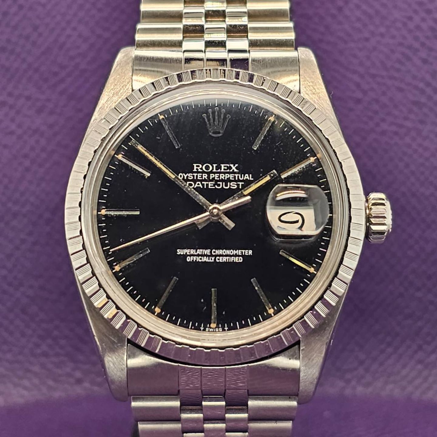 Rolex Datejust 36 16030 (1984) - Zwart wijzerplaat 36mm Staal (3/5)