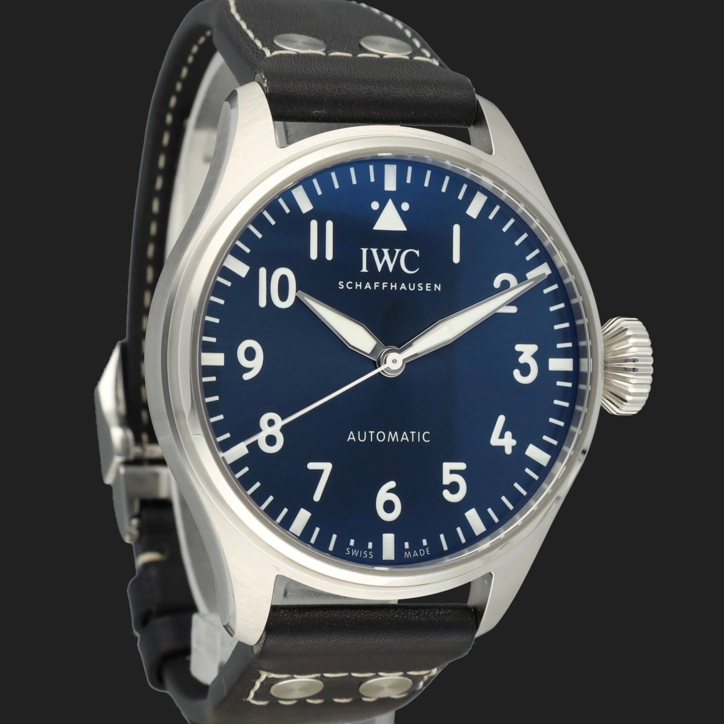 IWC Big Pilot IW329303 (2025) - Blauw wijzerplaat 43mm Staal (4/8)