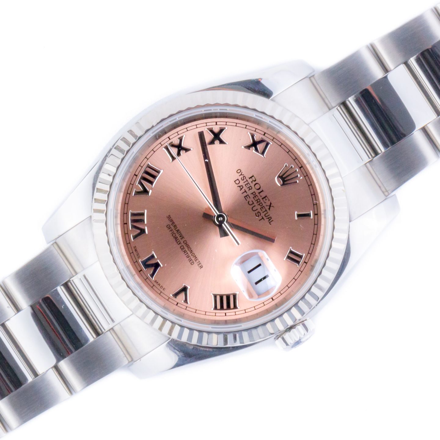 Rolex Datejust 36 116234 (2005) - Pink dial 36 mm Steel case (1/7)